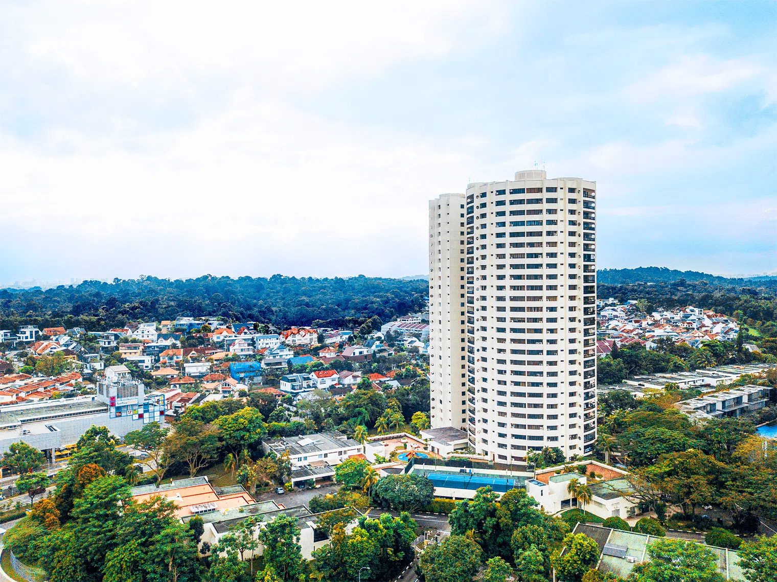 Thomson View site at Bright Hill Drive, set against the greenery of Upper Thomson
